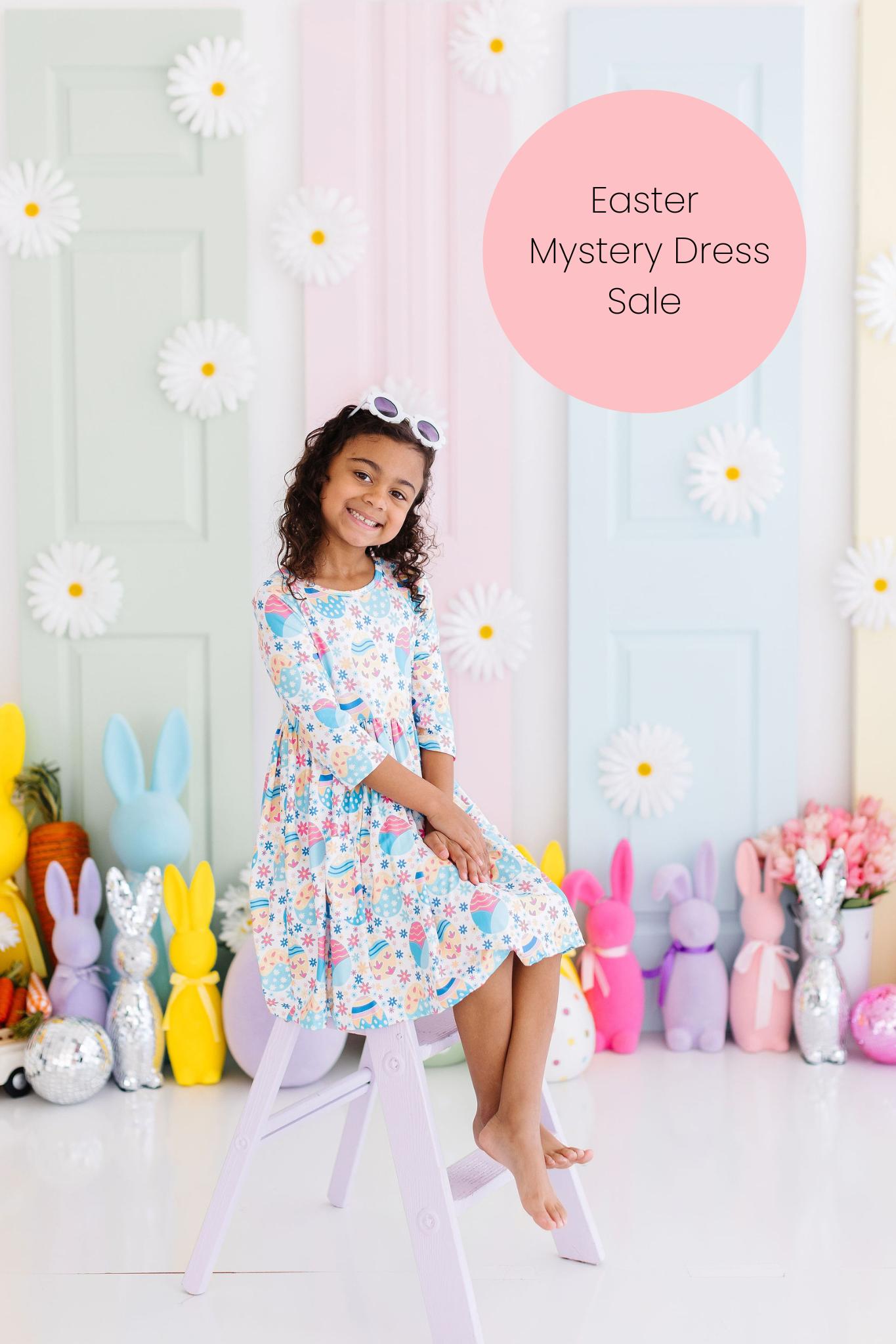 Girls' Easter Mystery Dress Size: 4T Toddler By Mila & Rose Girls' Easter Mystery Dress Size: 4T Toddler By Mila & Rose