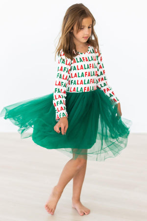 Fa la la L/S Tutu Dress-Mila & Rose ®