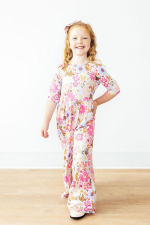 Fall Botanicals Wide Leg Jumpsuit-Mila & Rose ®