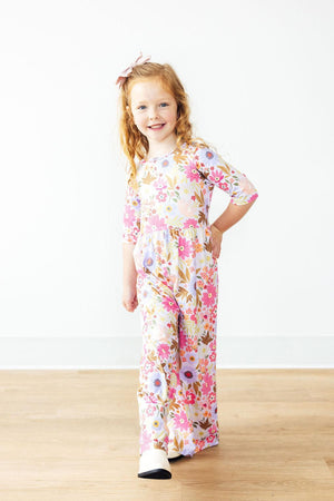 Fall Botanicals Wide Leg Jumpsuit-Mila & Rose ®
