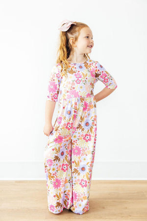 Fall Botanicals Wide Leg Jumpsuit-Mila & Rose ®