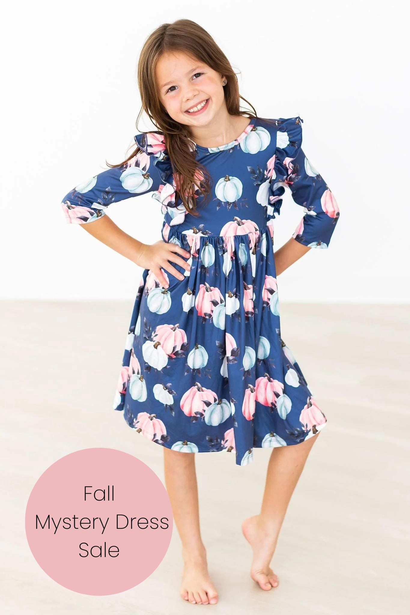 Girls' Fall Mystery Dress Size: 9/10 by Mila & Rose