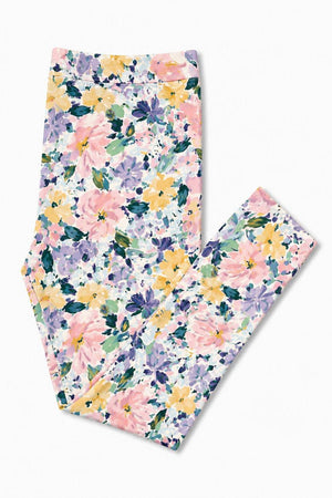 Fall Floral Leggings-Mila & Rose ®