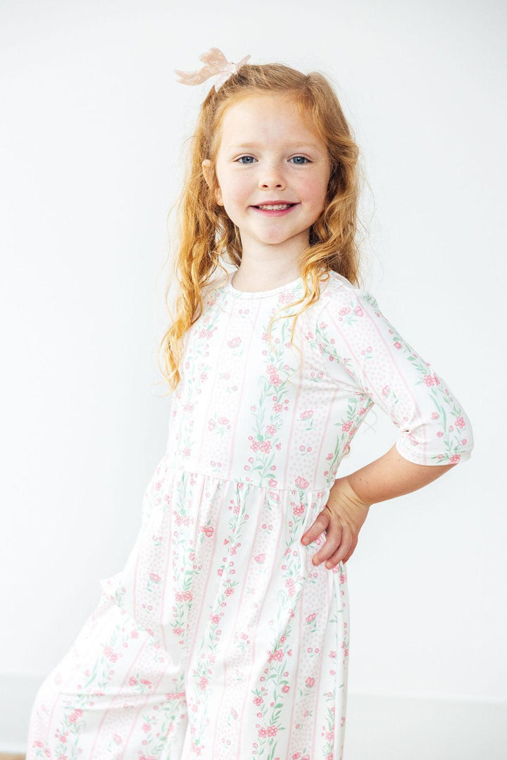 Fancy Florals Wide Leg Jumpsuit-Mila & Rose ®