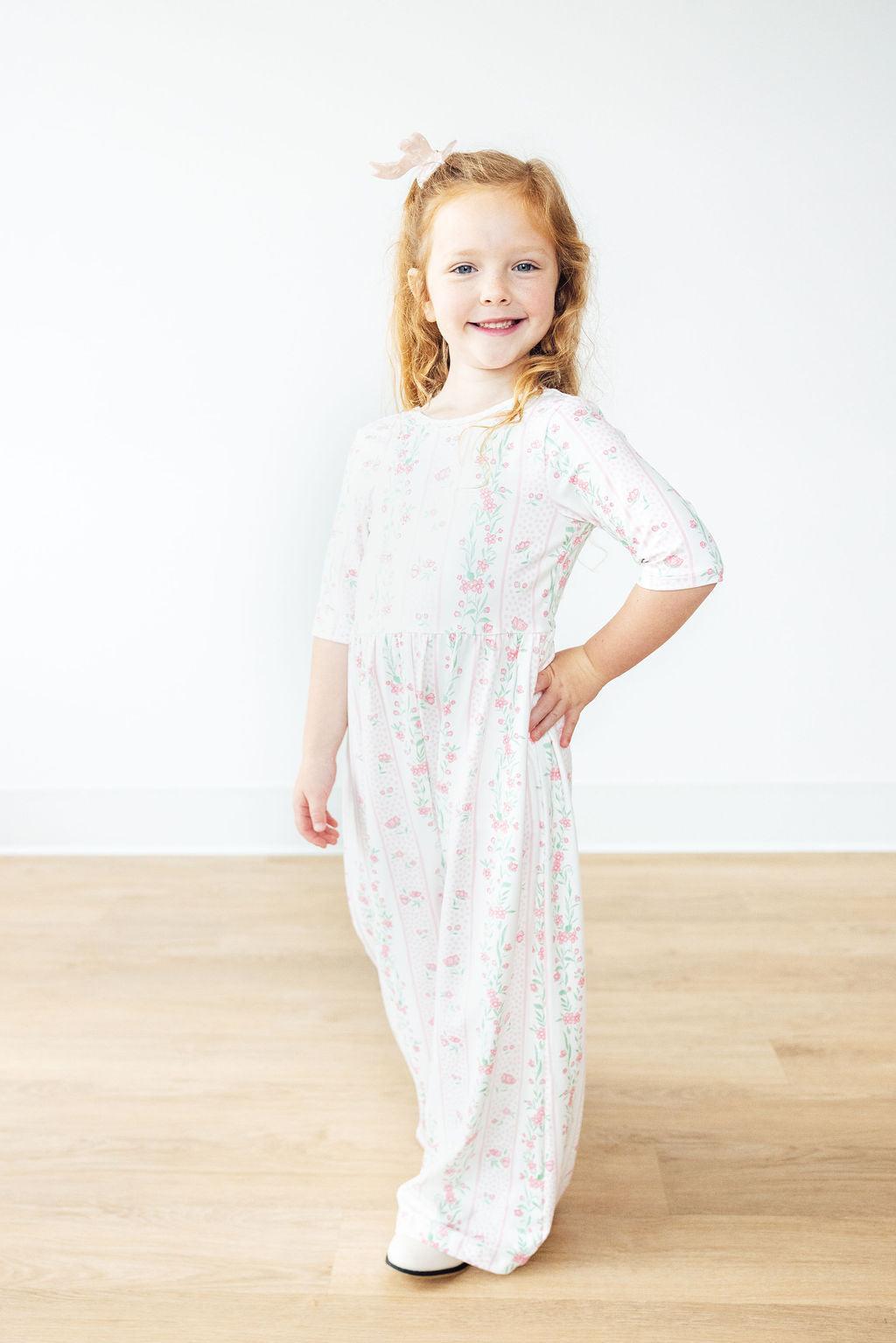 Fancy Florals Wide Leg Jumpsuit-Mila & Rose ®