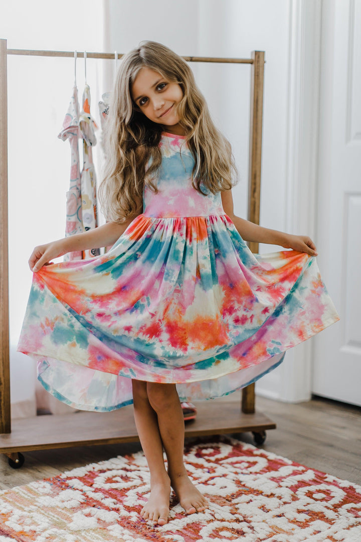 Far Out Tank Twirl Dress-Mila & Rose ®