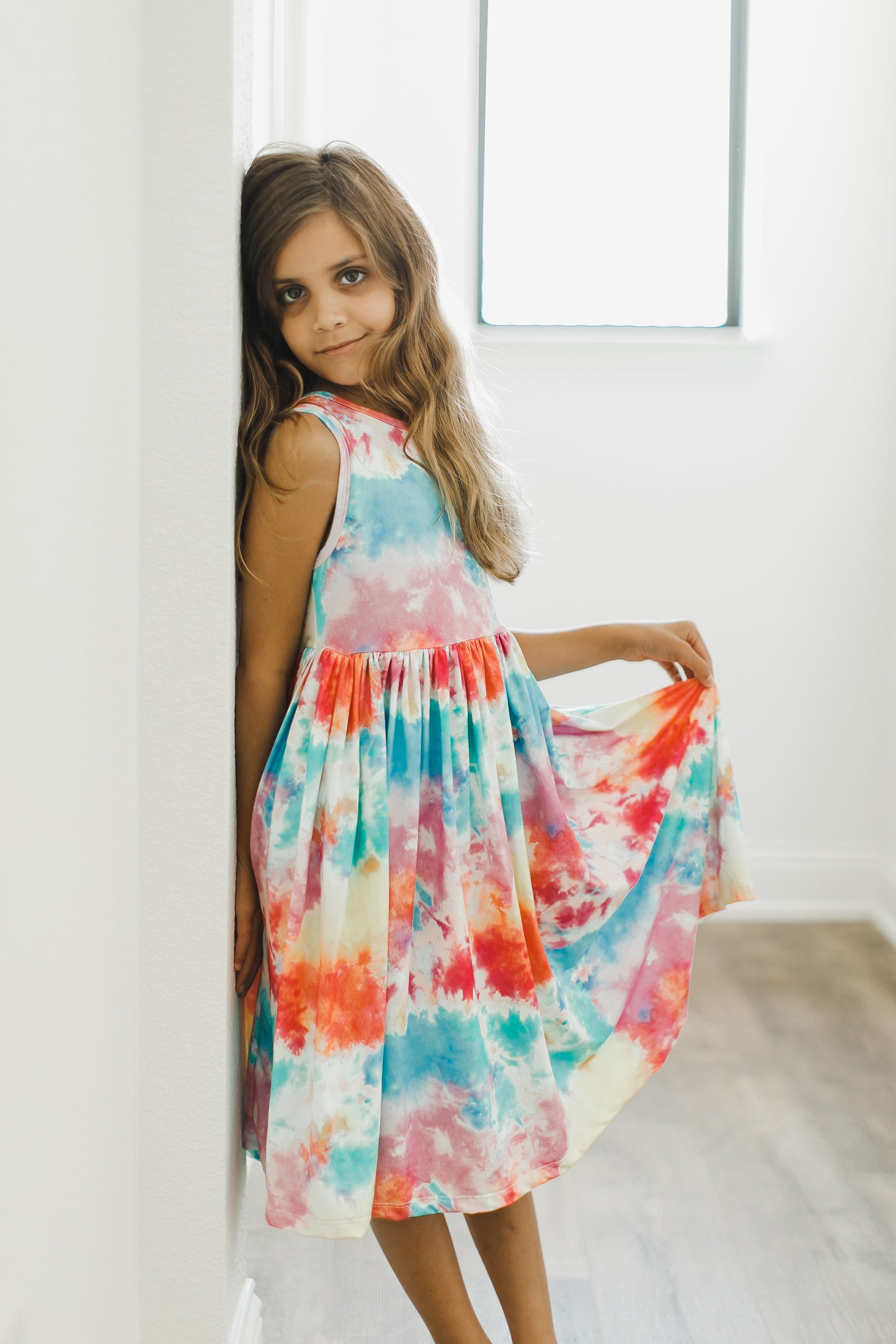 Far Out Tank Twirl Dress-Mila & Rose ®