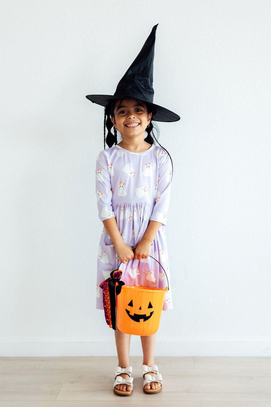 (V) Feeling Fa-boo-lous L/S Sleeve Pocket Twirl Dress-Mila & Rose ®