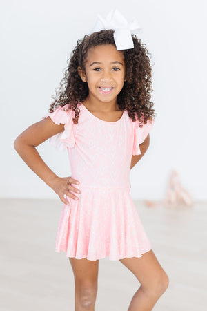 (V) Feeling Pink S/S Twirl Leotard-Mila & Rose ®