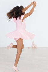 (V) Feeling Pink S/S Twirl Leotard-Mila & Rose ®