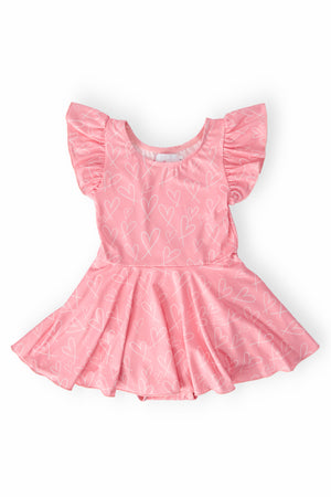 Feeling Pink S/S Twirl Leotard-Mila & Rose ®