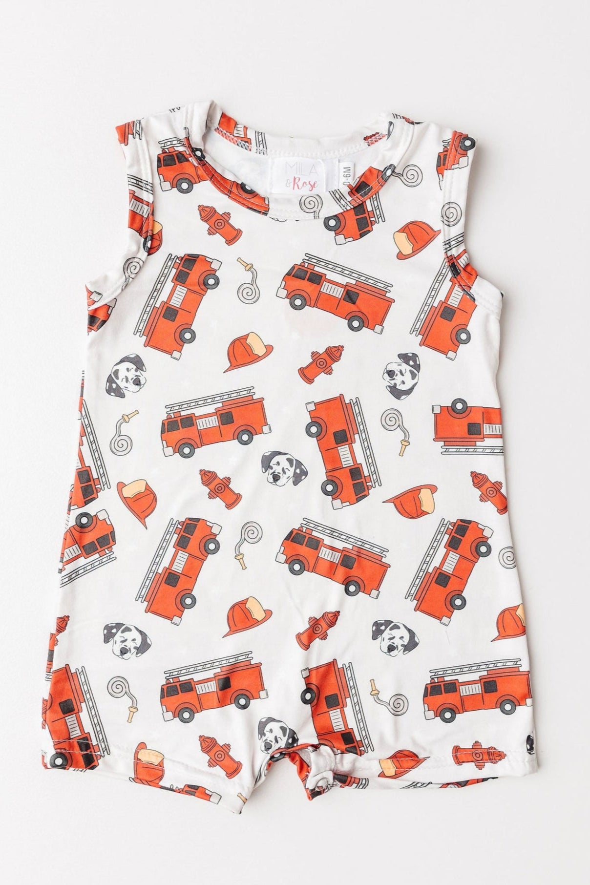 Firetrucks Shorty One-Piece-Mila & Rose ®