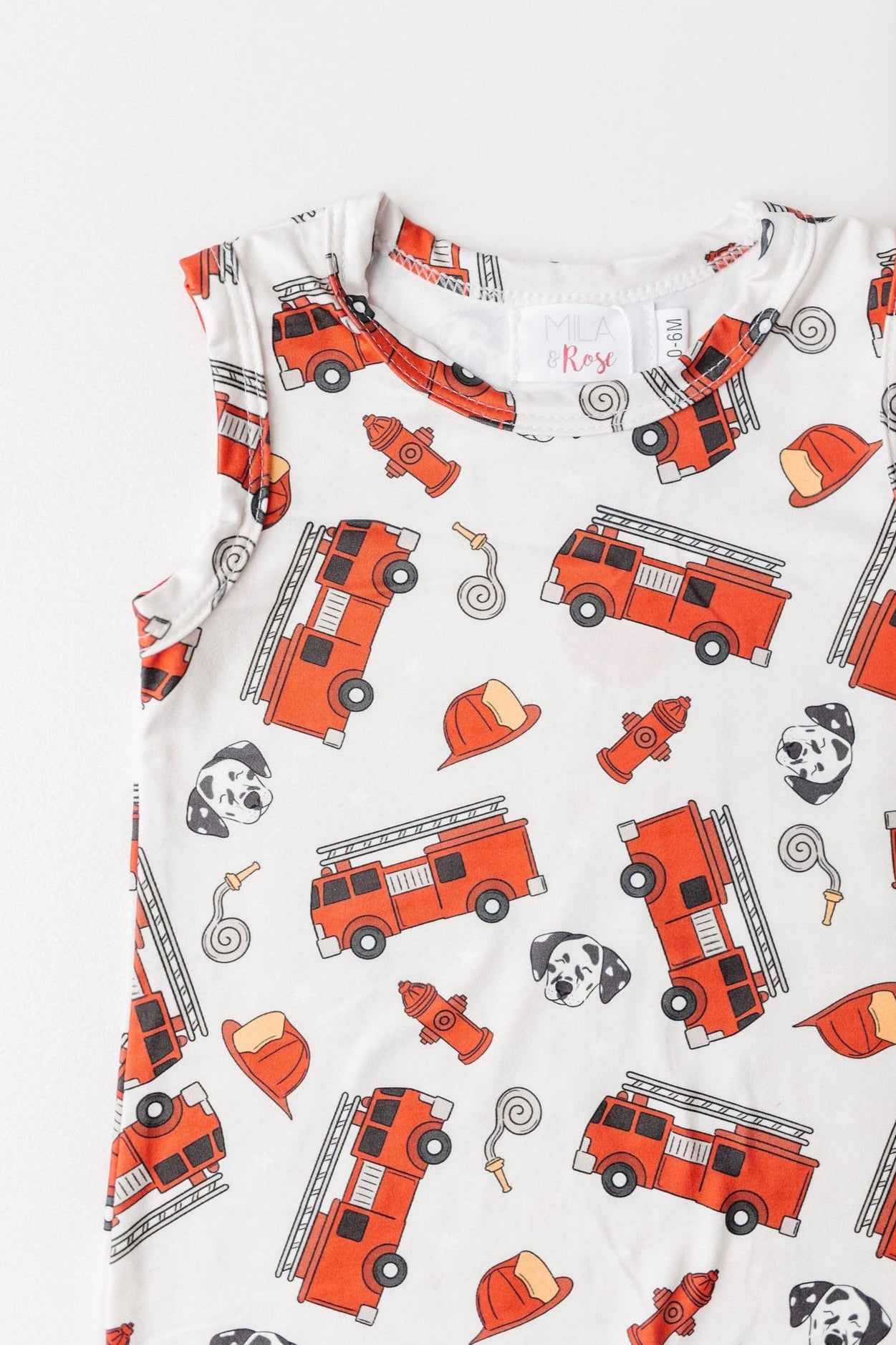Firetrucks Shorty One-Piece-Mila & Rose ®