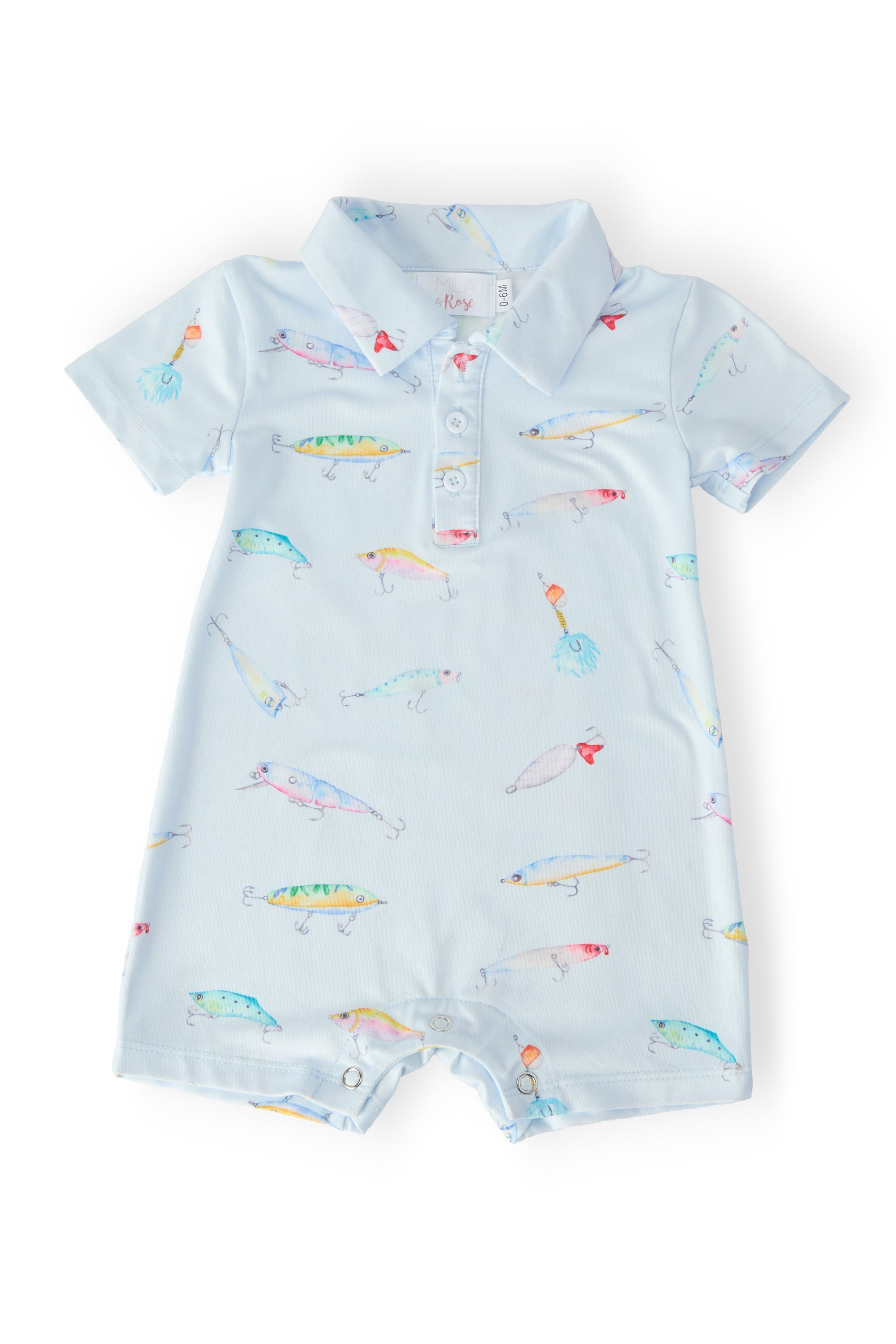 S/S Polo Shorty One-Piece