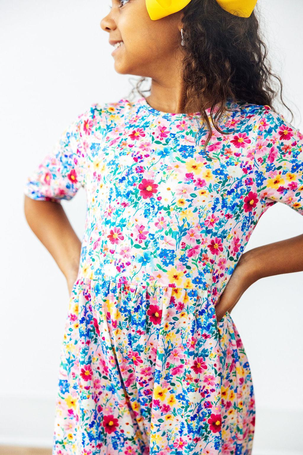 Fluttering Flowers Wide Leg Jumpsuit-Mila & Rose ®