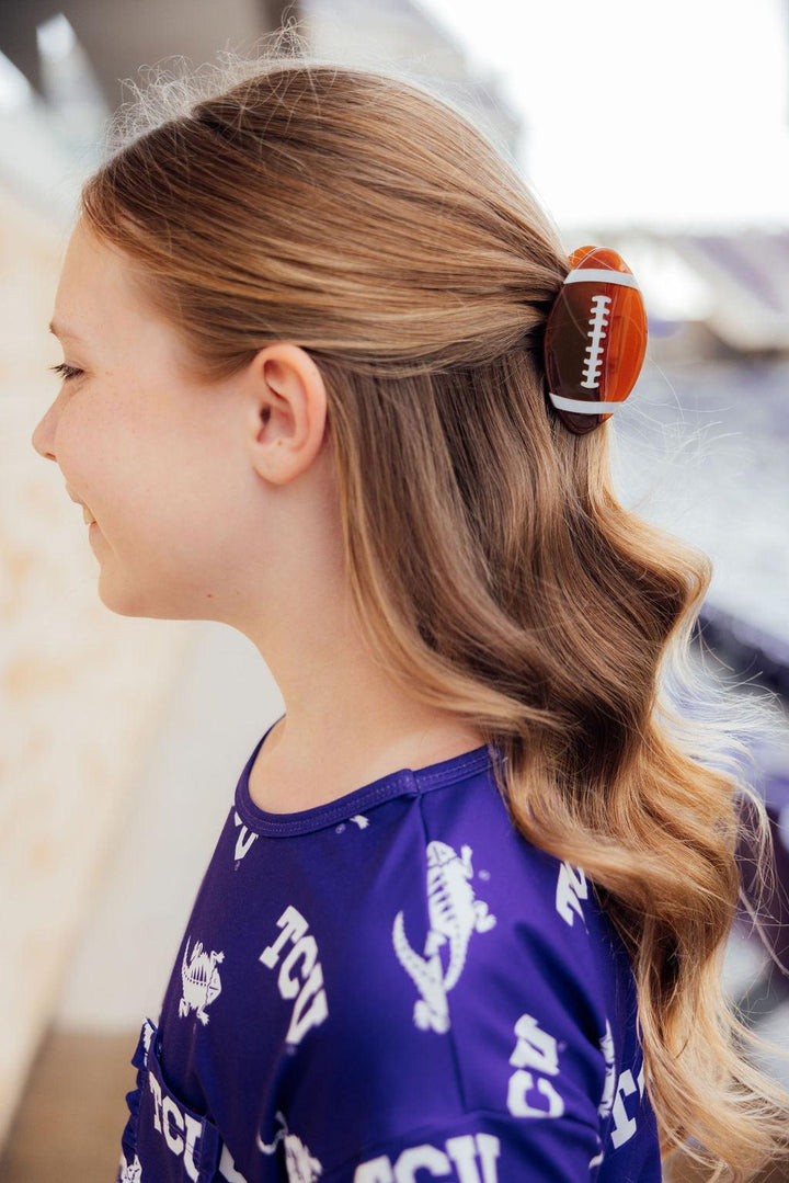 (S) Football Claw Clip-Mila & Rose ®