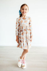 Football Friday L/S Pocket Twirl Dress-Mila & Rose ®