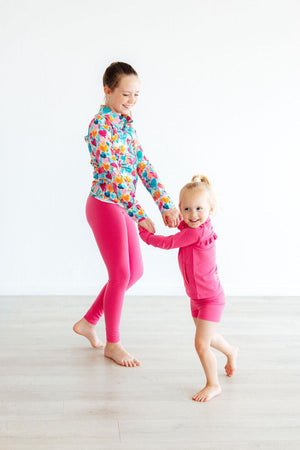 Fuchsia Flash Active Legging-Mila & Rose ®