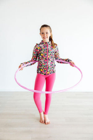 Fuchsia Flash Active Legging-Mila & Rose ®