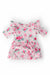 Gingham Bows 3/4 Sleeve Flutter Twirl Bodysuit-Mila & Rose ®