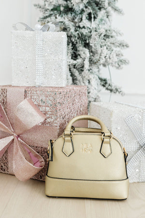 SALE Gold Metallic Girl's Crossbody Purse-Mila & Rose ®
