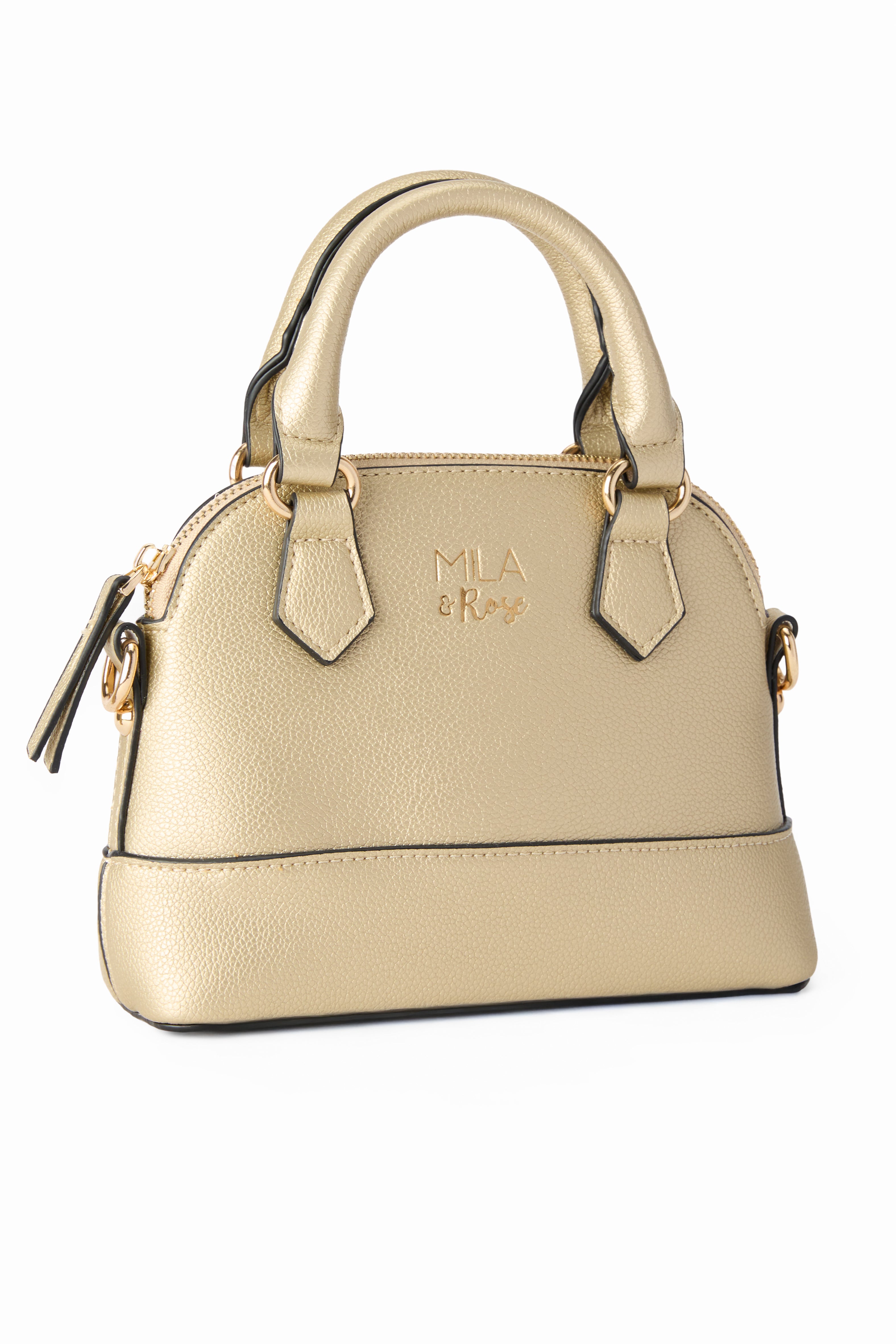 Gold Metallic Girl's Crossbody Purse-Mila & Rose ®