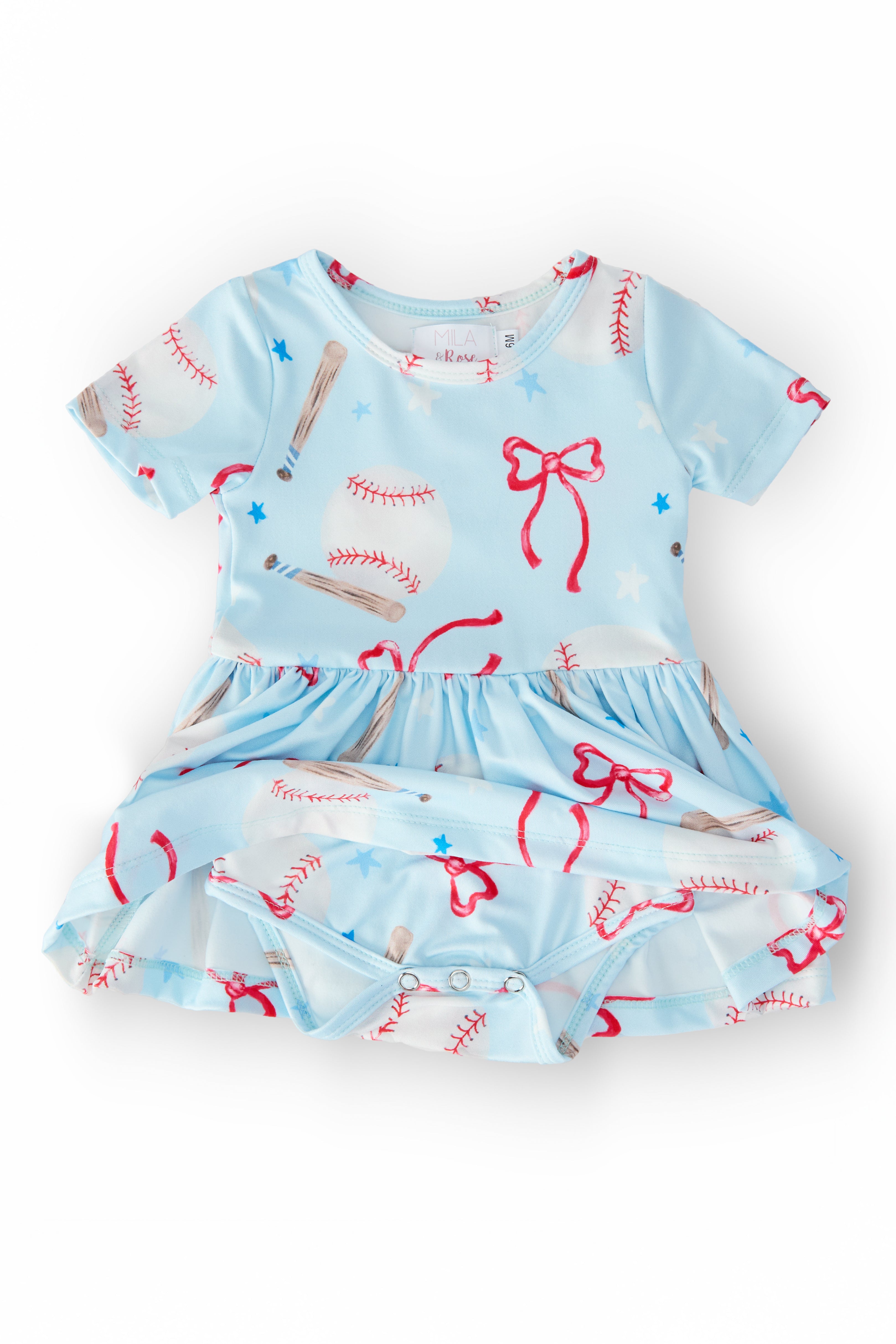 Grand Slam Glam S/S Twirl Bodysuit-Mila & Rose ®
