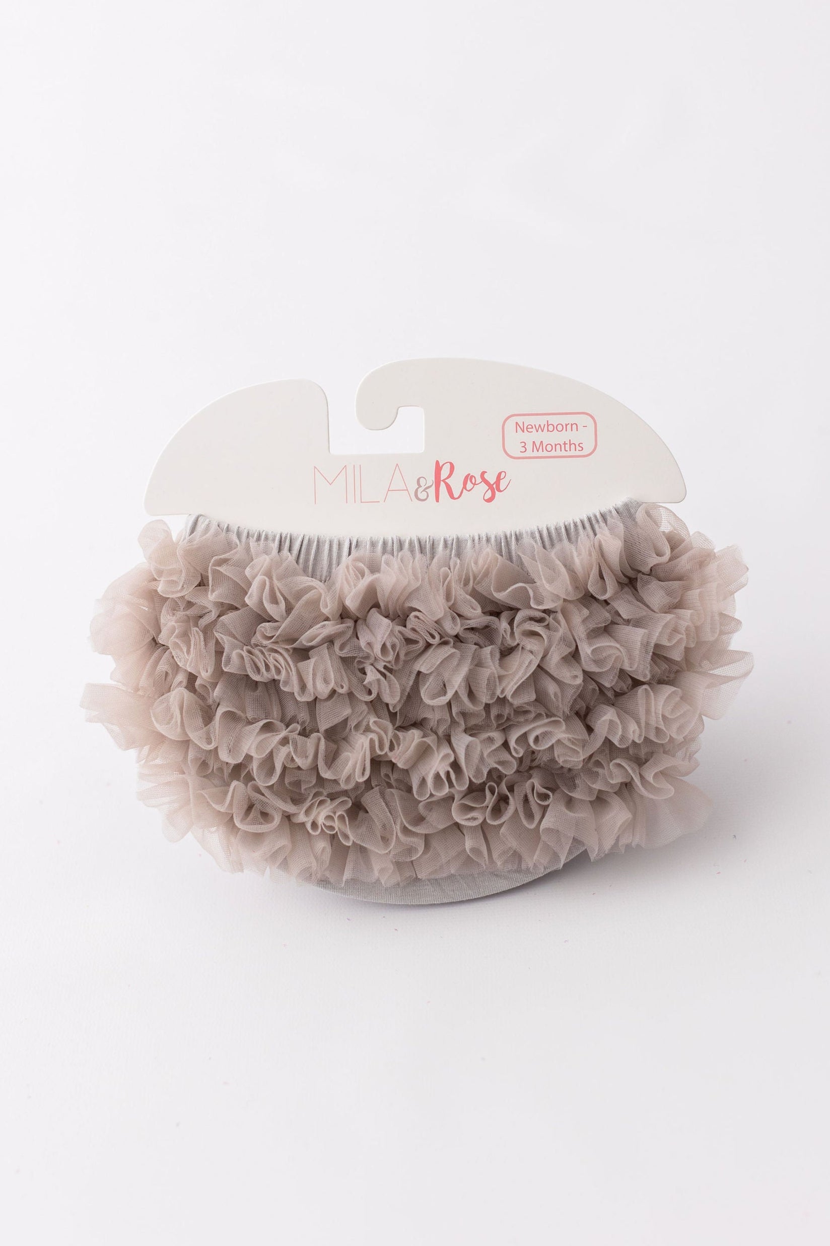 Gray Ruffle Bum Bloomer-Mila & Rose ®