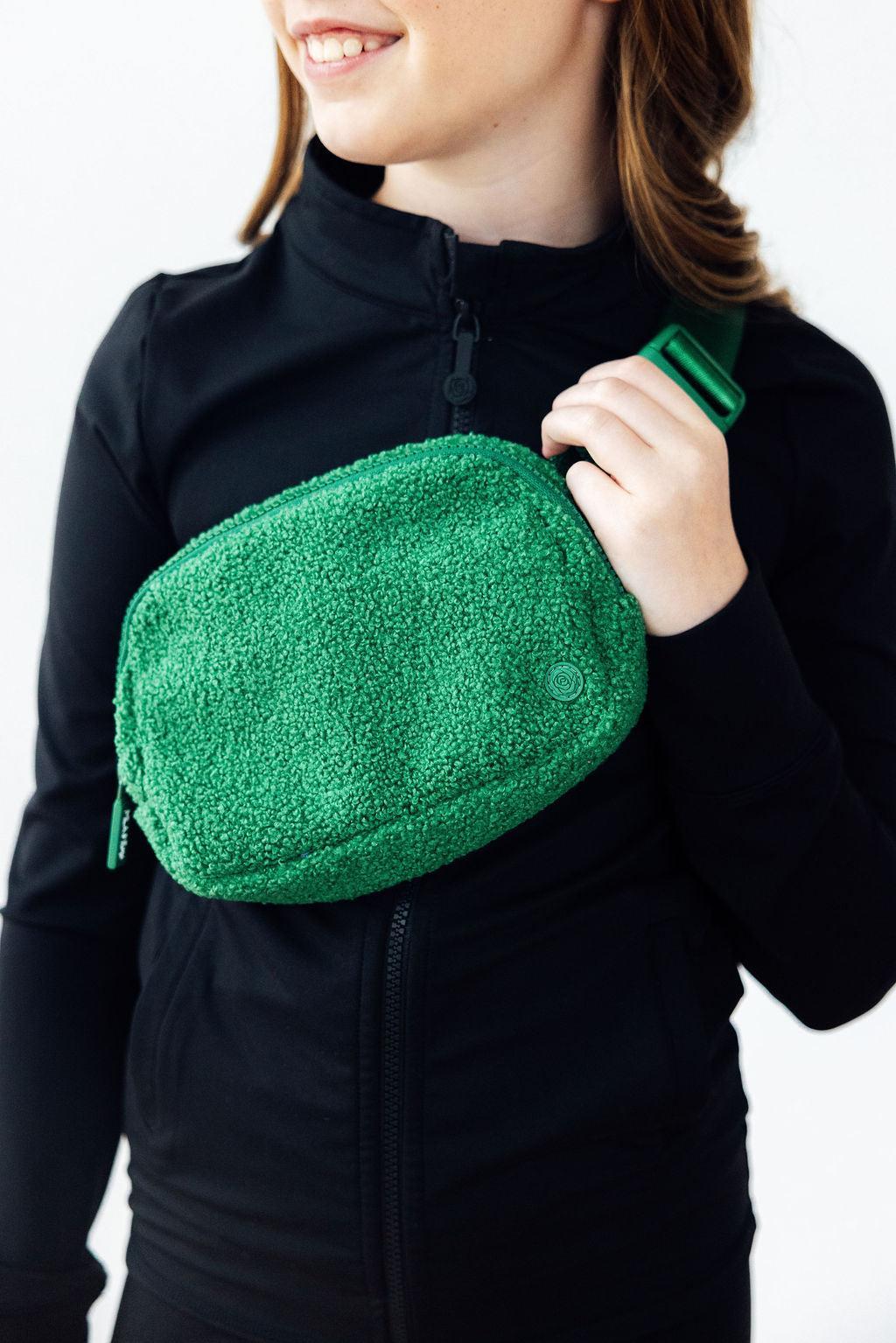 Green Fleece Belt Bag-Mila & Rose ®