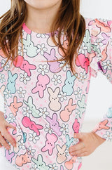 Hangin with My Peeps L/S Ruffle Tee-Mila & Rose ®