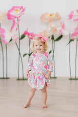 Hangin with My Peeps 3/4 Sleeve Twirl Bodysuit-Mila & Rose ®