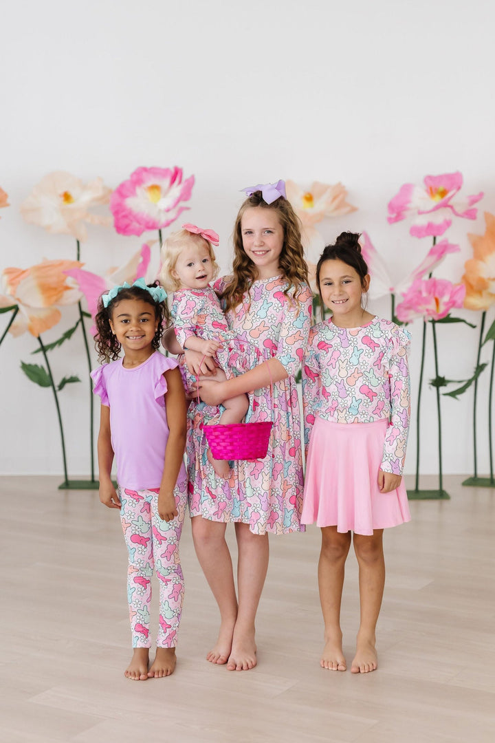 Hangin with My Peeps 3/4 Sleeve Twirl Bodysuit-Mila & Rose ®
