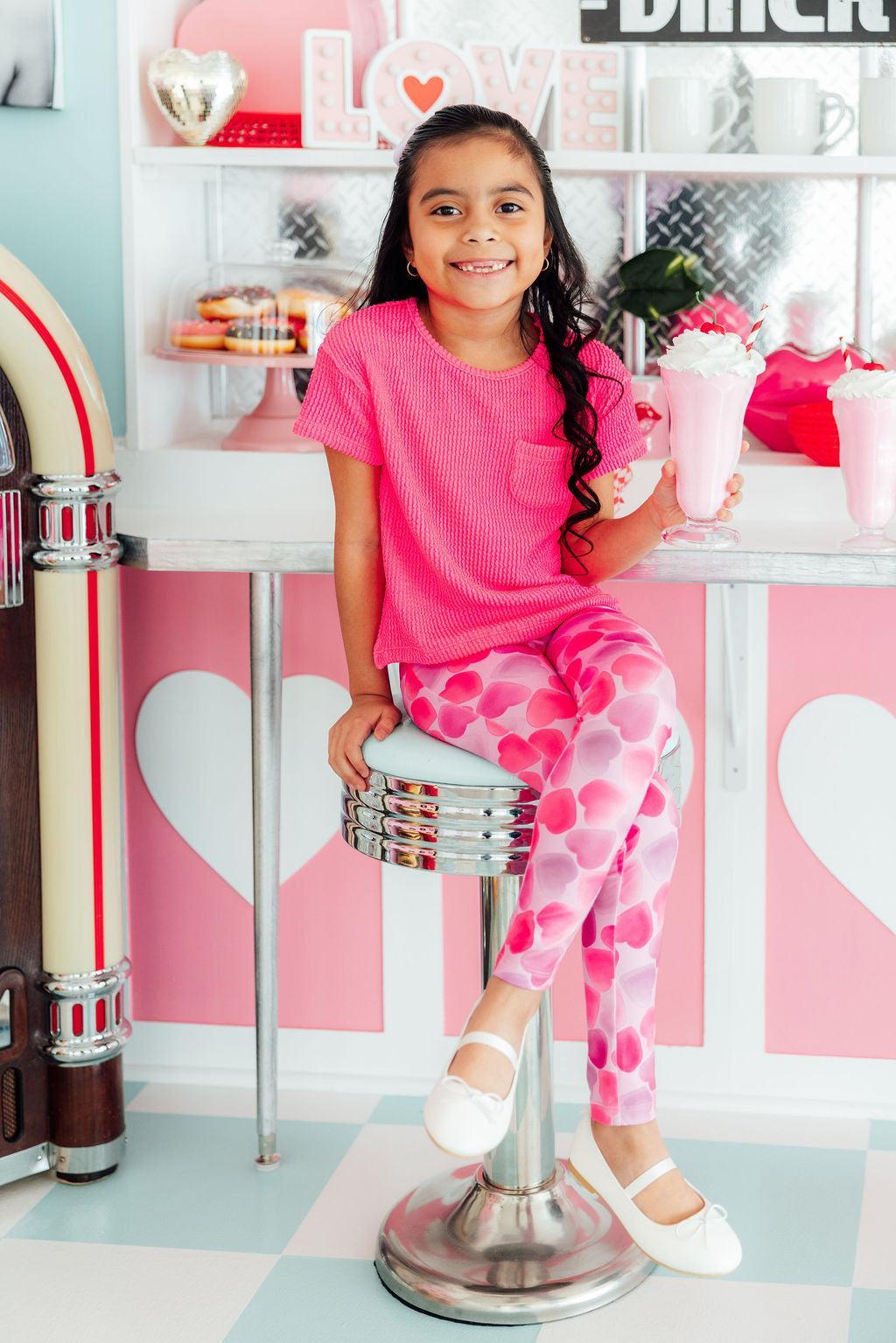 Happy Heart Day Leggings-Mila & Rose ®