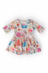 Harvest Blooms 3/4 Sleeve Twirl Bodysuit-Mila & Rose ®