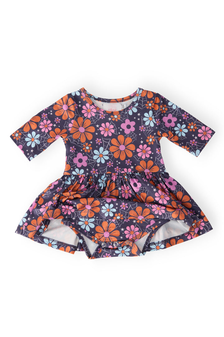 SALE Haunted Garden 3/4 Sleeve Twirl Bodysuit-Mila & Rose ®