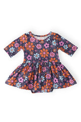 SALE Haunted Garden 3/4 Sleeve Twirl Bodysuit-Mila & Rose ®