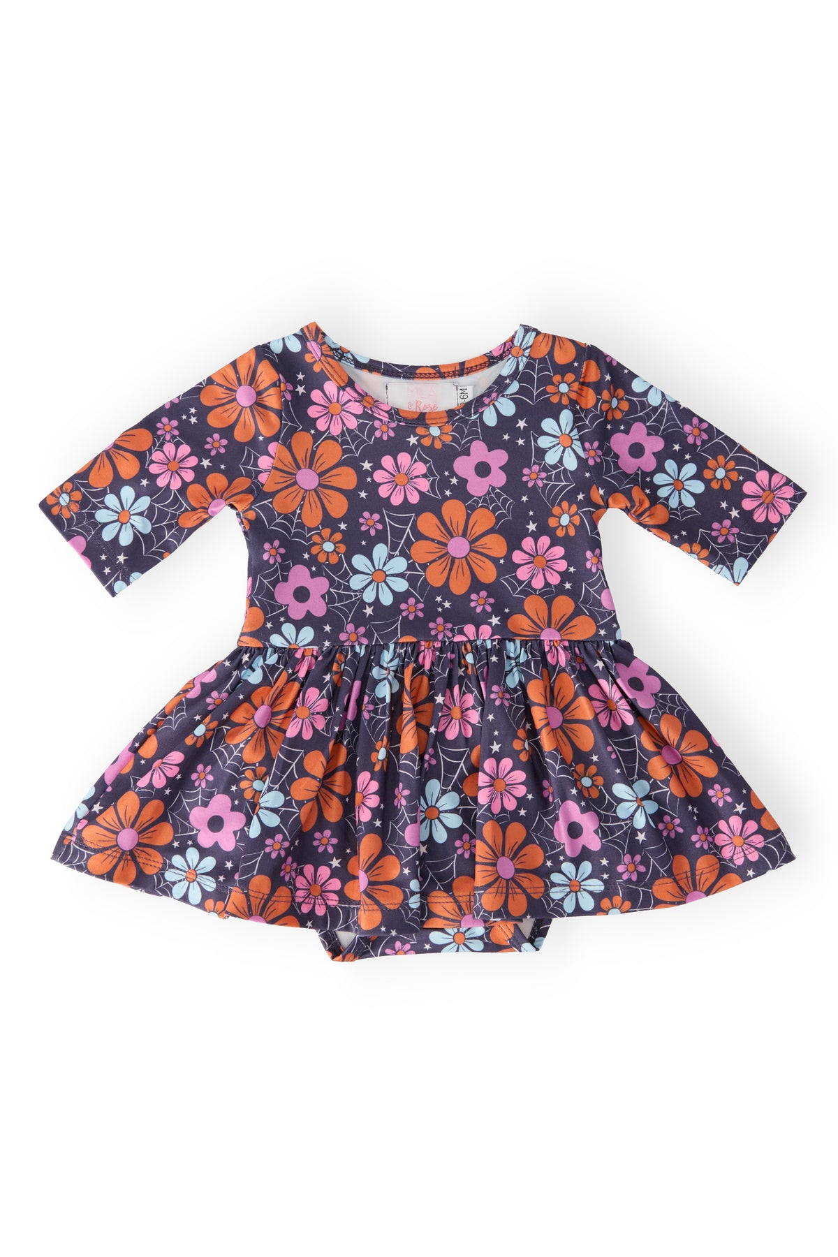 Haunted Garden 3/4 Sleeve Twirl Bodysuit-Mila & Rose ®
