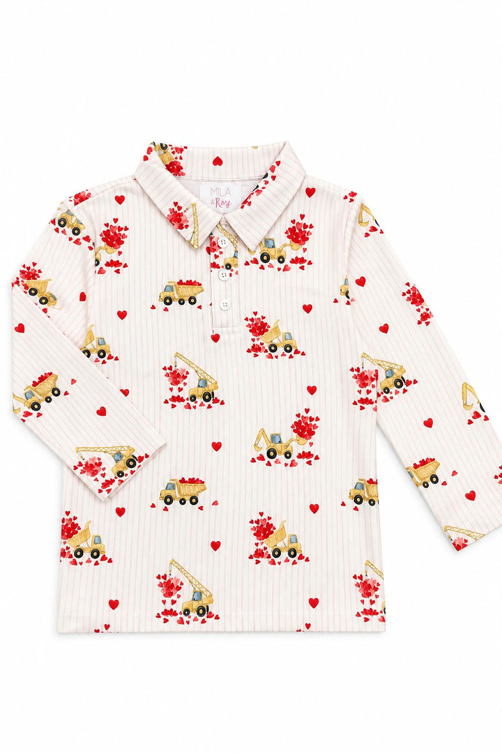 Loads of Love L/S Polo-Mila & Rose ®