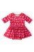 Hearts & Hugs 3/4 Sleeve Twirl Bodysuit-Mila & Rose ®