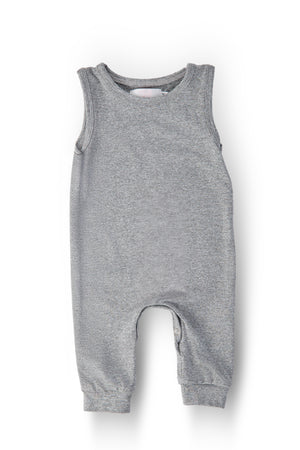 Heather Gray Tank One-Piece Jogger-Mila & Rose ®