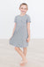 SALE Heather Gray T-Shirt Dress-Mila & Rose ®