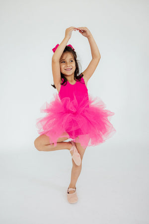 Hot Pink Tank Tutu Leotard-Mila & Rose ®