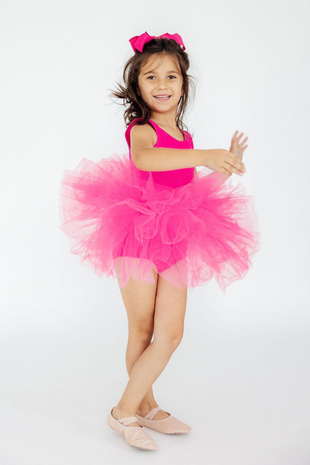 Hot Pink Tank Tutu Leotard-Mila & Rose ®