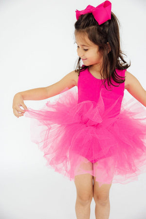 Hot Pink Tank Tutu Leotard-Mila & Rose ®