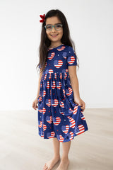 SALE I Heart the USA S/S Pocket Twirl Dress-Mila & Rose ®