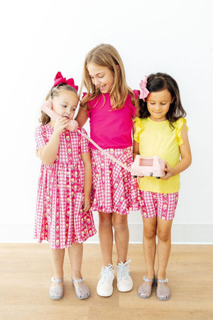 I Love You Tulip Much Ruffle Twirl Skort-Mila & Rose ®