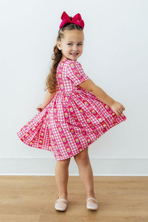 I Love You Tulip Much S/S Pocket Twirl Dress-Mila & Rose ®