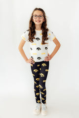 Iowa White Tigerhawk Ruffle Pocket Tee-Mila & Rose ®