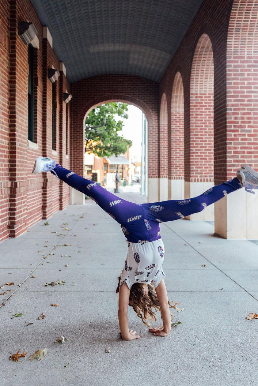 JMU Purple Duke Dog Leggings-Mila & Rose ®