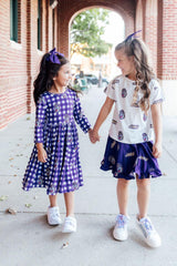 JMU Purple Duke Dog Twirl Skort-Mila & Rose ®